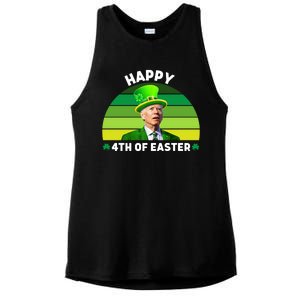 Funny Joe Biden St Patricks Day Happy 4th Of Easter Ladies PosiCharge Tri-Blend Wicking Tank