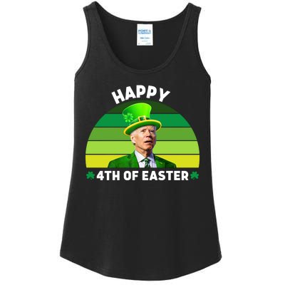 Funny Joe Biden St Patricks Day Happy 4th Of Easter Ladies Essential Tank