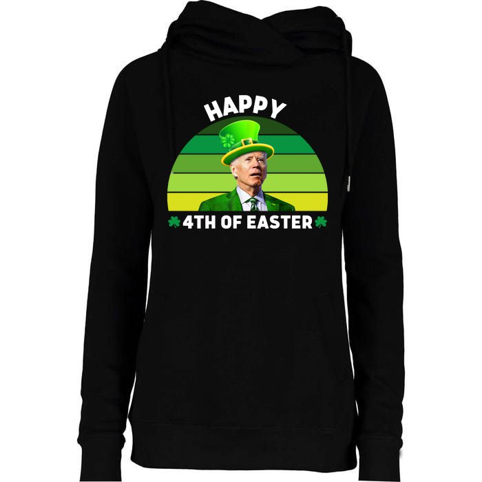 Funny Joe Biden St Patricks Day Happy 4th Of Easter Womens Funnel Neck Pullover Hood