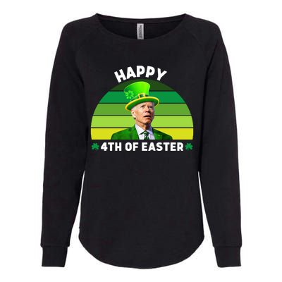 Funny Joe Biden St Patricks Day Happy 4th Of Easter Womens California Wash Sweatshirt