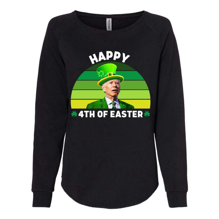 Funny Joe Biden St Patricks Day Happy 4th Of Easter Womens California Wash Sweatshirt