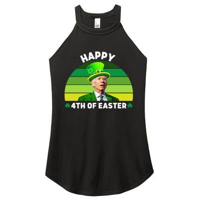 Funny Joe Biden St Patricks Day Happy 4th Of Easter Women's Perfect Tri Rocker Tank