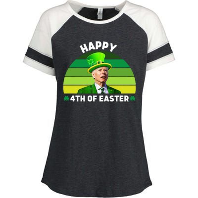 Funny Joe Biden St Patricks Day Happy 4th Of Easter Enza Ladies Jersey Colorblock Tee