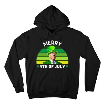 Funny Joe Biden St Patricks Day Merry 4th Of July Hoodie