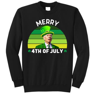 Funny Joe Biden St Patricks Day Merry 4th Of July Sweatshirt