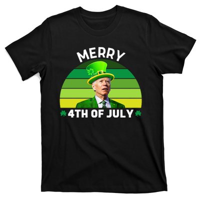 Funny Joe Biden St Patricks Day Merry 4th Of July T-Shirt