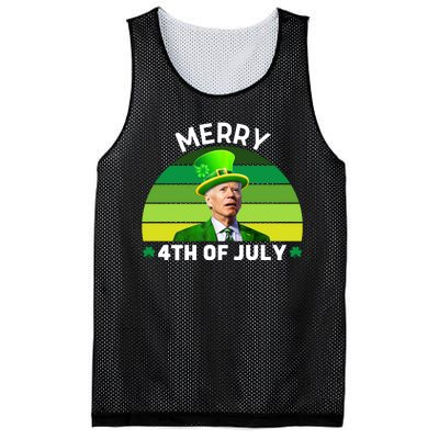 Funny Joe Biden St Patricks Day Merry 4th Of July Mesh Reversible Basketball Jersey Tank