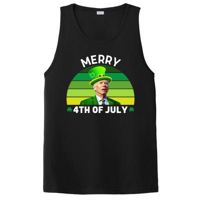 Funny Joe Biden St Patricks Day Merry 4th Of July PosiCharge Competitor Tank