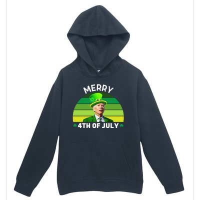 Funny Joe Biden St Patricks Day Merry 4th Of July Urban Pullover Hoodie