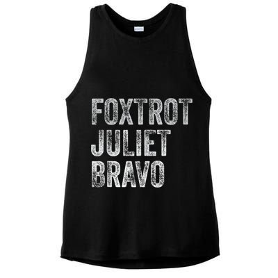 Foxtrot Juliet Bravo, FJB Design Ladies PosiCharge Tri-Blend Wicking Tank