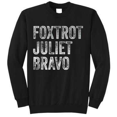 Foxtrot Juliet Bravo, FJB Design Sweatshirt