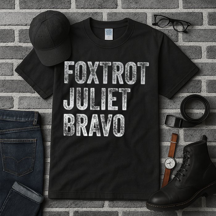 Foxtrot Juliet Bravo, FJB Design Tall T-Shirt
