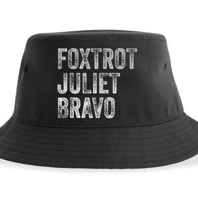 Foxtrot Juliet Bravo, FJB Design Sustainable Bucket Hat