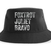 Foxtrot Juliet Bravo, FJB Design Sustainable Bucket Hat