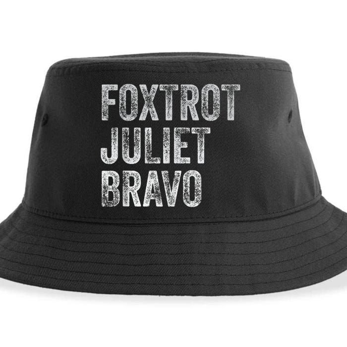 Foxtrot Juliet Bravo, FJB Design Sustainable Bucket Hat
