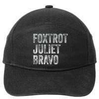 Foxtrot Juliet Bravo, FJB Design 7-Panel Snapback Hat