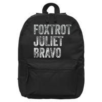Foxtrot Juliet Bravo, FJB Design 16 in Basic Backpack