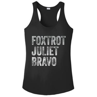 Foxtrot Juliet Bravo, FJB Design Ladies PosiCharge Competitor Racerback Tank