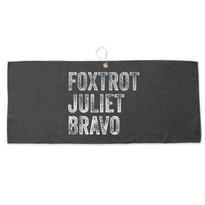 Foxtrot Juliet Bravo, FJB Design Large Microfiber Waffle Golf Towel
