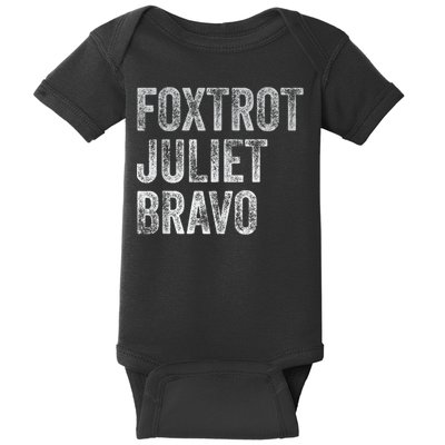 Foxtrot Juliet Bravo, FJB Design Baby Bodysuit