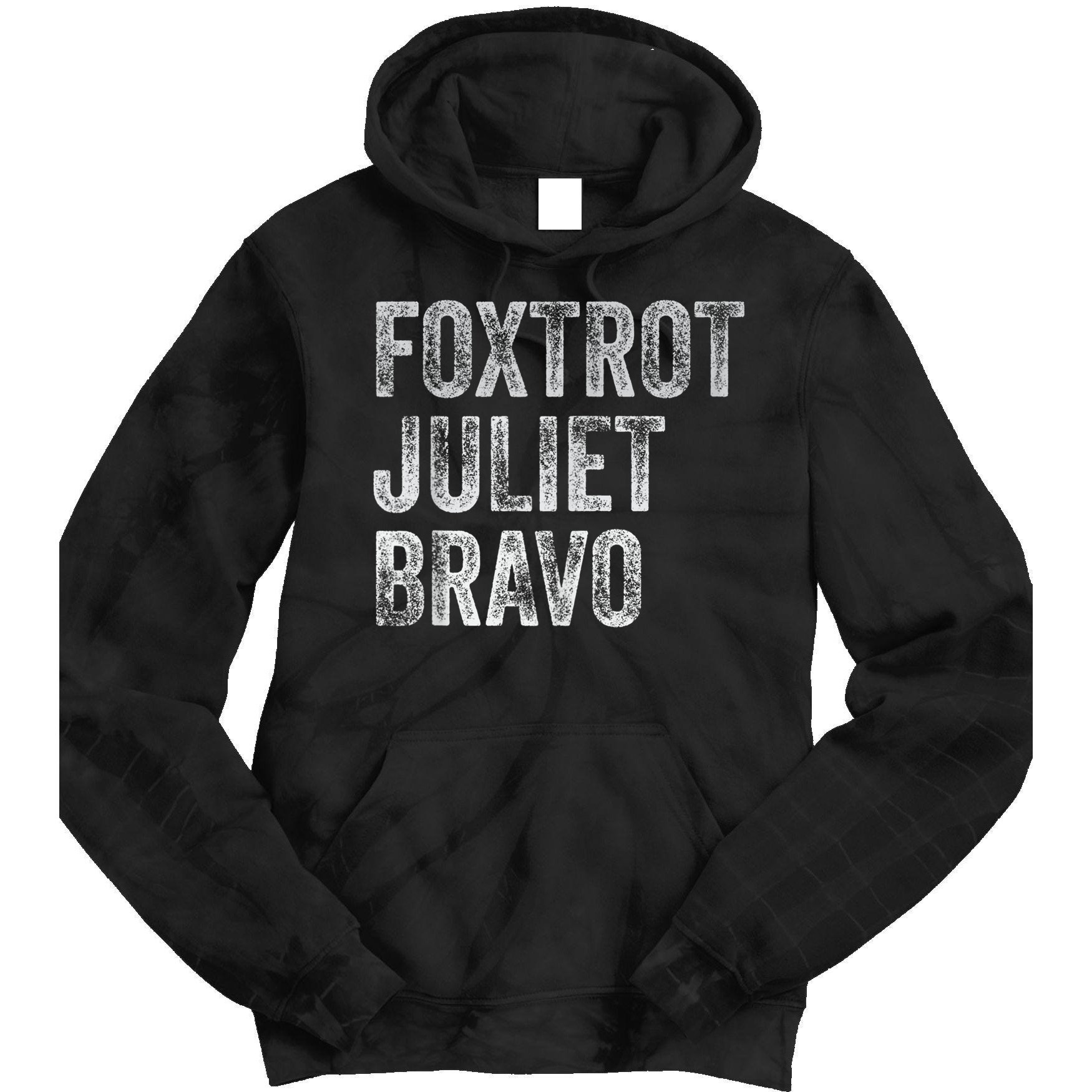 Foxtrot Juliet Bravo, FJB Design Tie Dye Hoodie