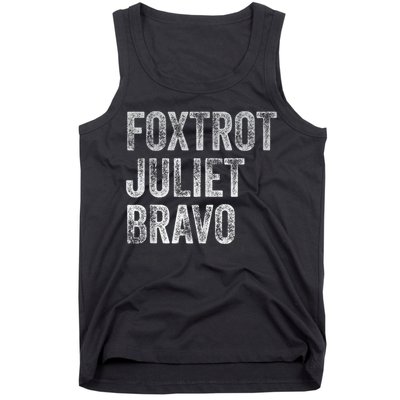 Foxtrot Juliet Bravo, FJB Design Tank Top
