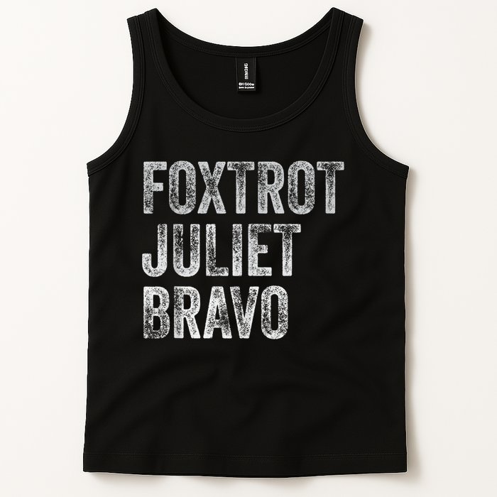 Foxtrot Juliet Bravo, FJB Design Tank Top