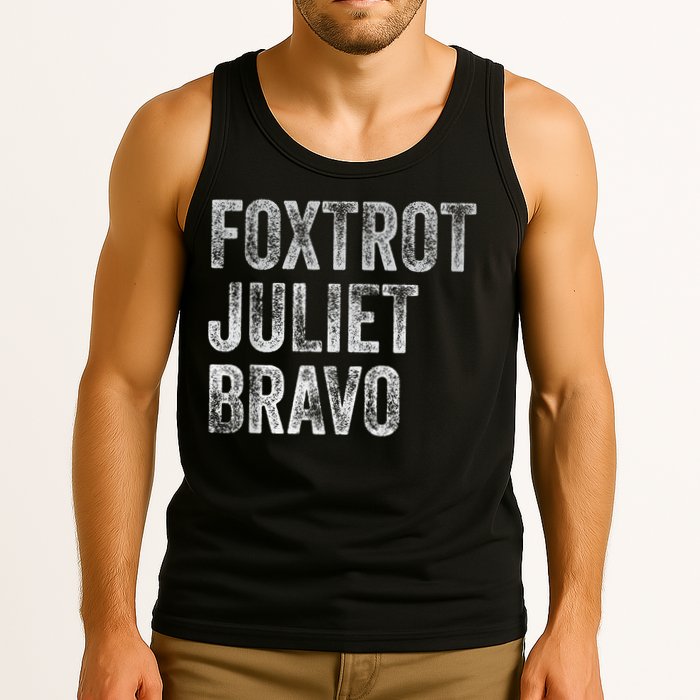 Foxtrot Juliet Bravo, FJB Design Tank Top