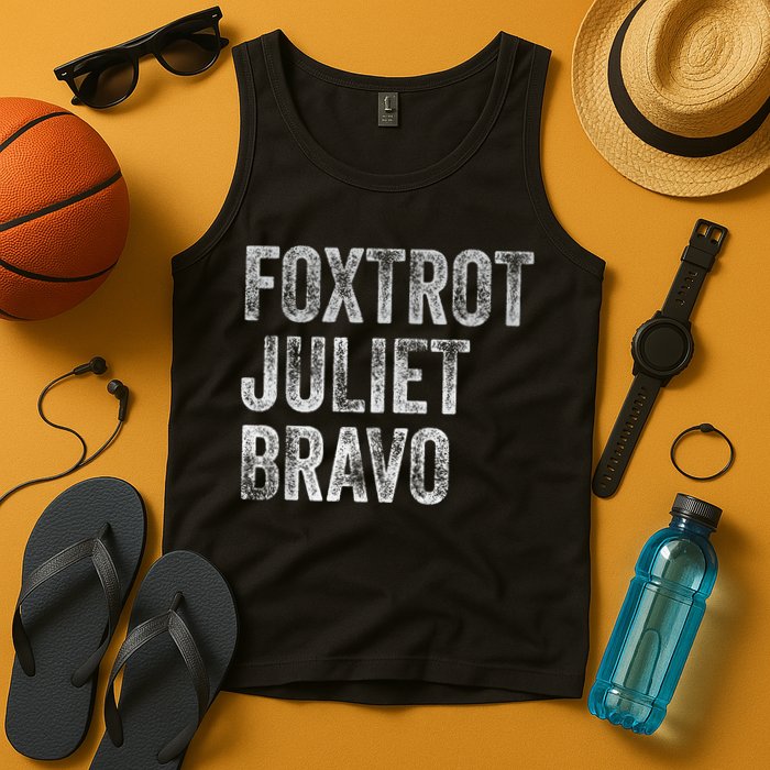 Foxtrot Juliet Bravo, FJB Design Tank Top