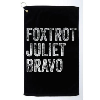 Foxtrot Juliet Bravo, FJB Design Golf Towel