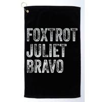 Foxtrot Juliet Bravo, FJB Design Golf Towel