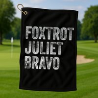 Foxtrot Juliet Bravo, FJB Design Golf Towel