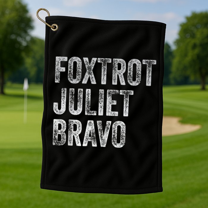 Foxtrot Juliet Bravo, FJB Design Golf Towel