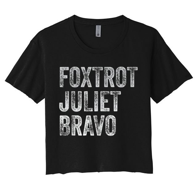 Foxtrot Juliet Bravo, FJB Design Crop Top