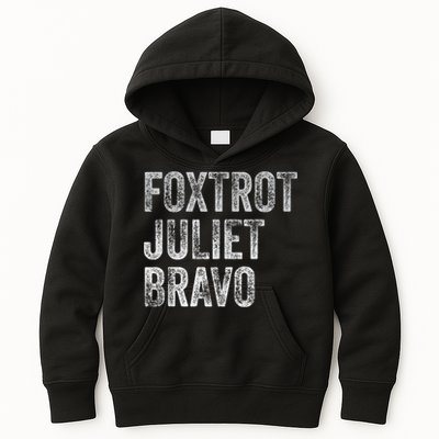 Foxtrot Juliet Bravo, FJB Design Kids Hoodie