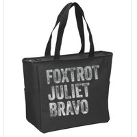 Foxtrot Juliet Bravo, FJB Design Zip Tote Bag