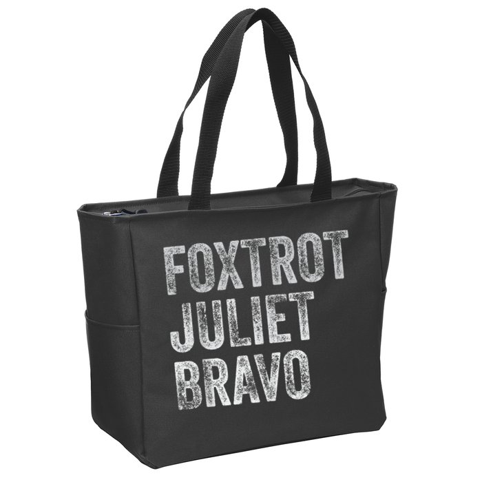 Foxtrot Juliet Bravo, FJB Design Zip Tote Bag