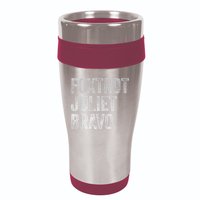 Foxtrot Juliet Bravo, FJB Design 16oz Travel Tumbler