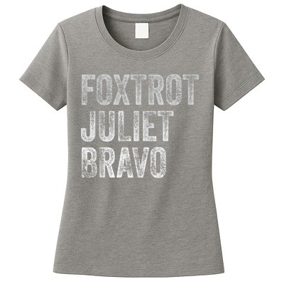 Foxtrot Juliet Bravo, FJB Design Womens T-Shirt