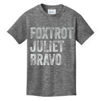 Foxtrot Juliet Bravo, FJB Design Kids T-Shirt