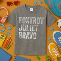 Foxtrot Juliet Bravo, FJB Design Kids T-Shirt