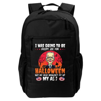Funny Joe Biden I Was Going To Be Creepy Joe For Halloween Backpack