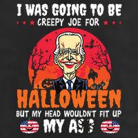 Funny Joe Biden I Was Going To Be Creepy Joe For Halloween Trucker Hat