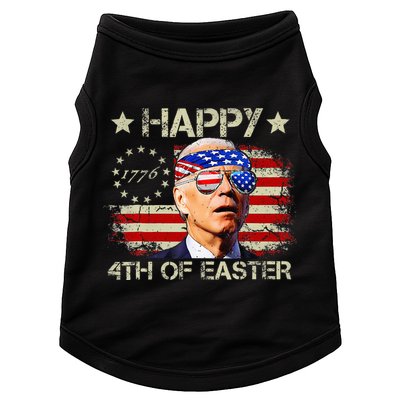 Funny Joe Biden 4th Of July Happy 4th Of Easter Us Flag Doggie Tank