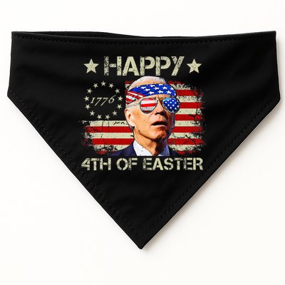 Funny Joe Biden 4th Of July Happy 4th Of Easter Us Flag USA-Made Doggie Bandana