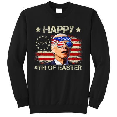 Funny Joe Biden 4th Of July Happy 4th Of Easter Us Flag Sweatshirt
