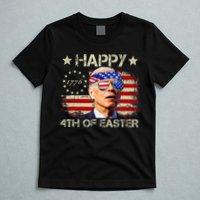 Funny Joe Biden 4th Of July Happy 4th Of Easter Us Flag T-Shirt
