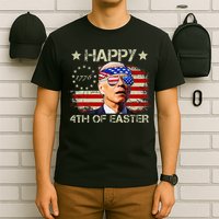 Funny Joe Biden 4th Of July Happy 4th Of Easter Us Flag T-Shirt