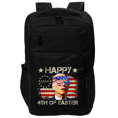 Funny Joe Biden 4th Of July Happy 4th Of Easter Us Flag Impact Tech Backpack
