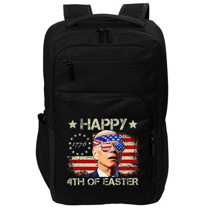 Funny Joe Biden 4th Of July Happy 4th Of Easter Us Flag Impact Tech Backpack